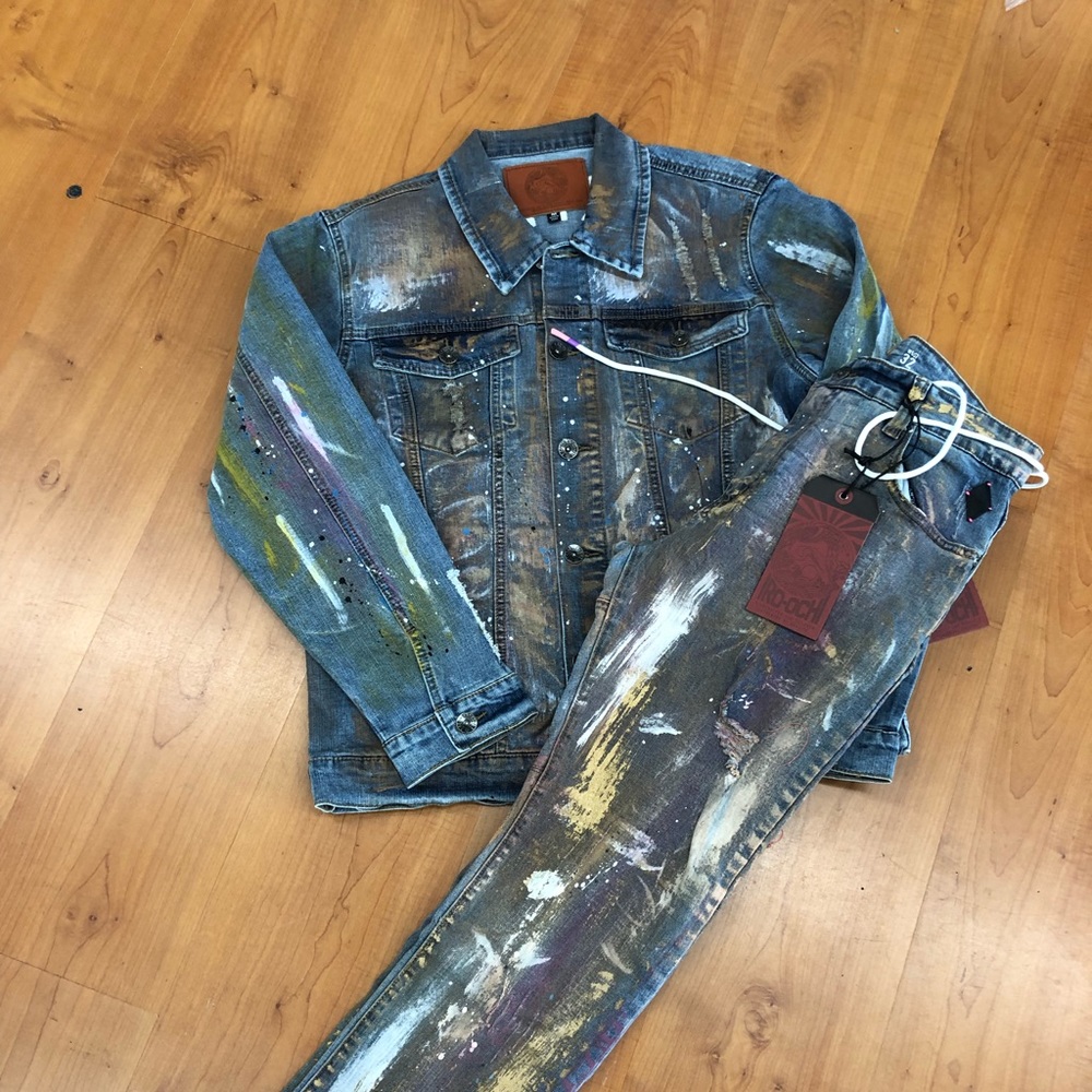 Iro-Chi Men’s Denim jacket & jeans set